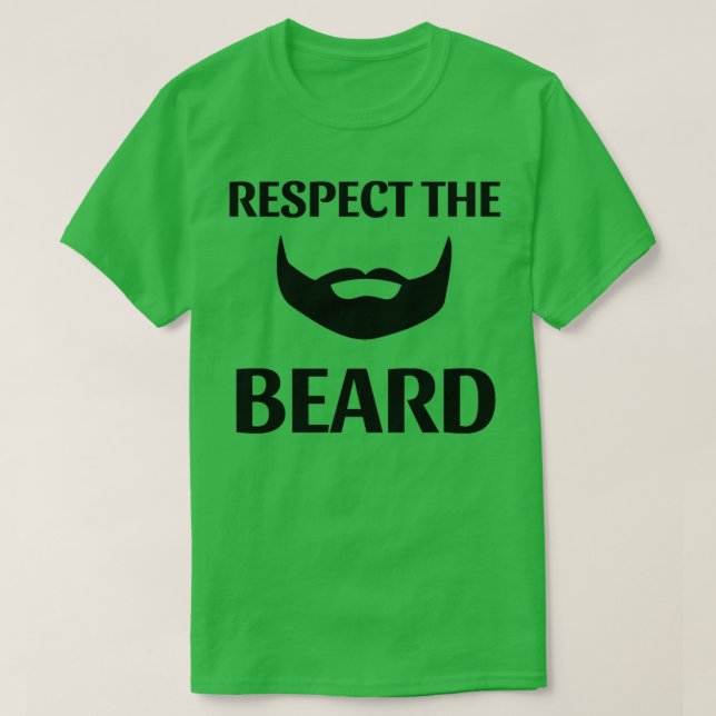 Camiseta Respeite A Barba 17 (Frente do Design)