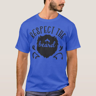 Camiseta Respeite A Barba Que Eu Amo Sua Barba
