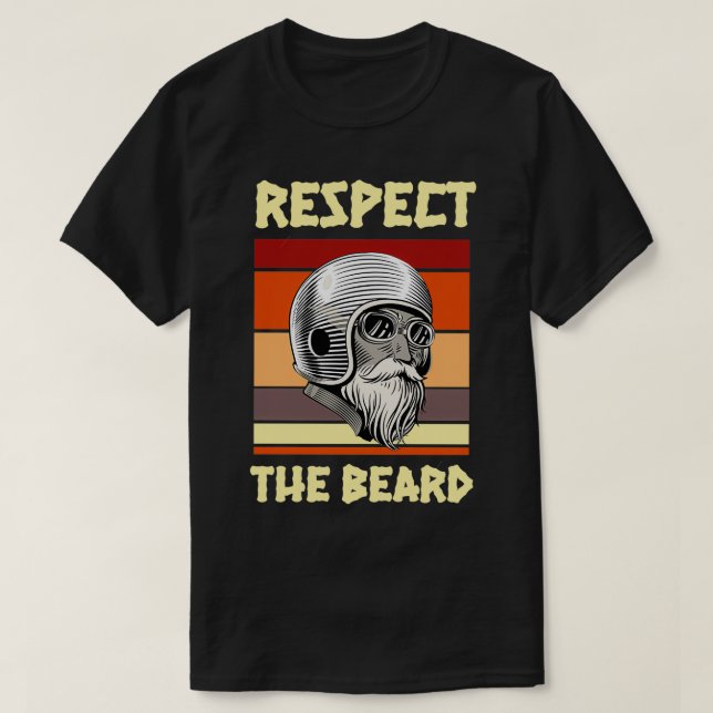 Camiseta Respeite A Barba T (Frente do Design)
