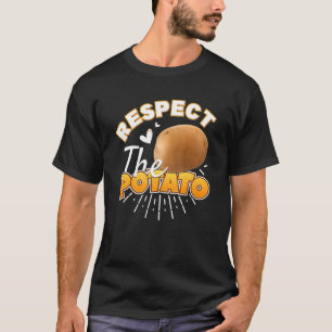 Camiseta Respeite A Batata De Batata Vegetal