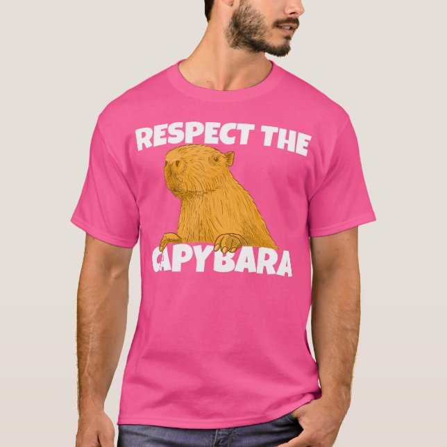 Camiseta Respeite A Capybara (Frente)
