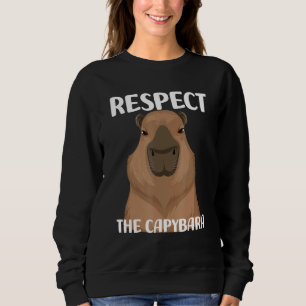 Camiseta Respeite A Capybara Pet Meme Nutria Brown Para Ki
