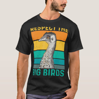 Camiseta Respeite A Citação De Aves Para Um Pássaro Da Uem