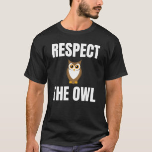 Camiseta Respeite A Coruja