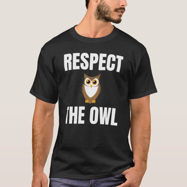 Camiseta Respeite A Coruja (Frente)