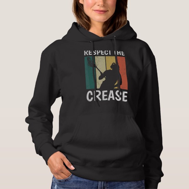 Camiseta Respeite A Crease Lacrosse (Frente)