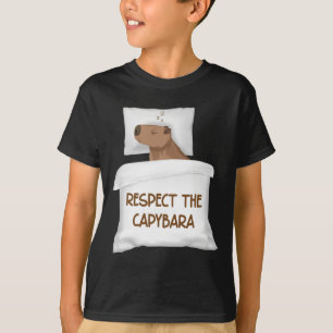 Camiseta Respeite A Sona Oficial De Capybara Slee