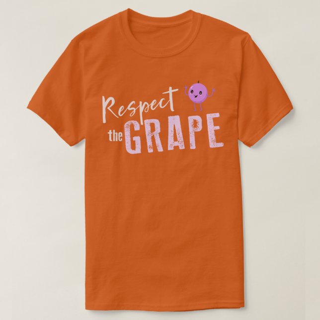 Camiseta Respeite a uva (Frente do Design)