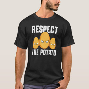 Camiseta Respeite A Vida De Batata Vegan Fries