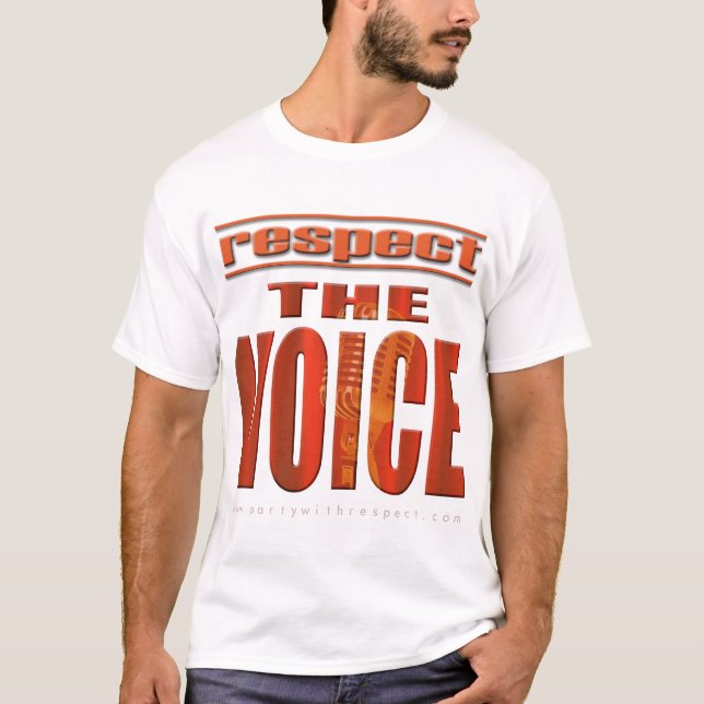 Camiseta Respeite a voz (Frente)