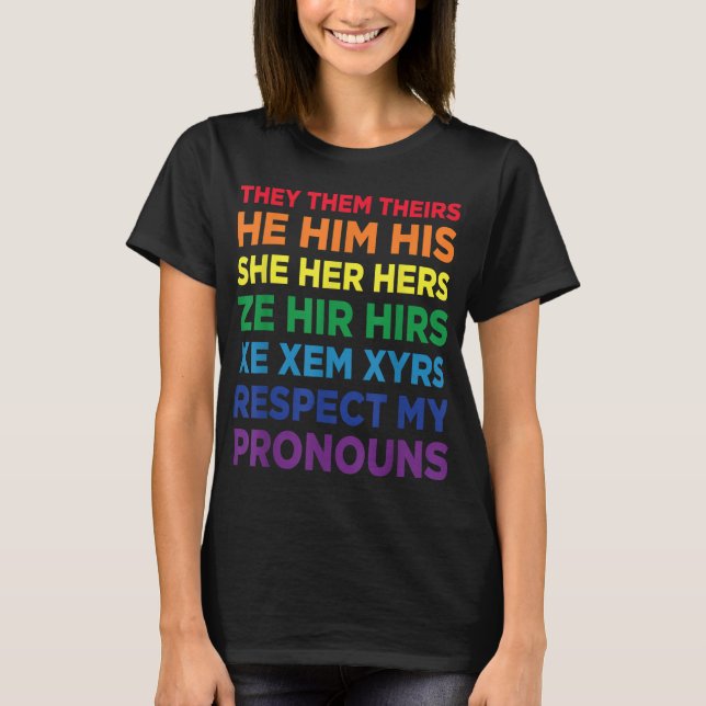 Camiseta Respeite as minhas propostas sobre os direitos tra (Frente)