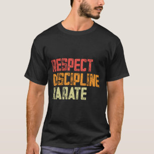Camiseta Respeite Disciplina Carate Fighter