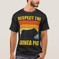Respeite guineense Pig Vintage Sunset Retro Pet Ro
