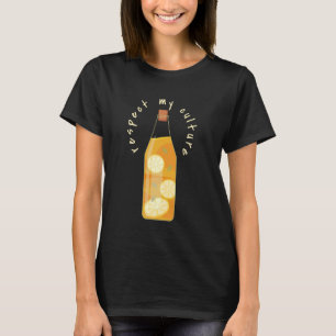 Camiseta Respeite Minha Cultura I Kombucha Tea Beber Saúde