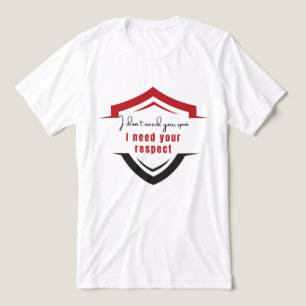 Camiseta Respeite, Não Gire - Impotência do Orgulho de Defi