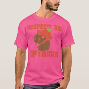 Camiseta Respeite O Animal Capybaras Rodent Capybara Lover