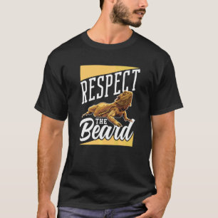 Camiseta Respeite O Barba Barba Lizard