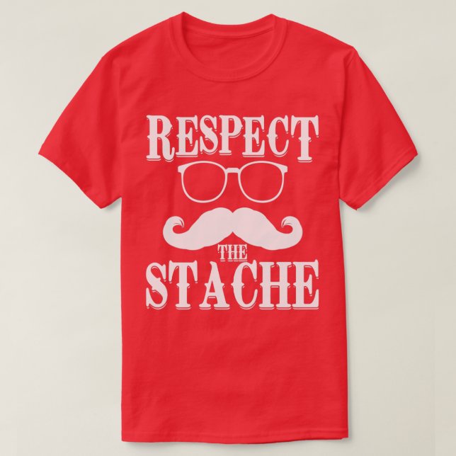 Camiseta Respeite o bigode (Frente do Design)