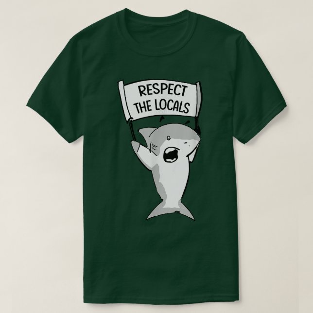 Camiseta Respeite O Biolo Local Dos Direitos Dos Animais Do (Frente do Design)