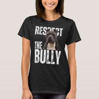 Camiseta Respeite O Cachorro Borrão Americano Bastante Sarc