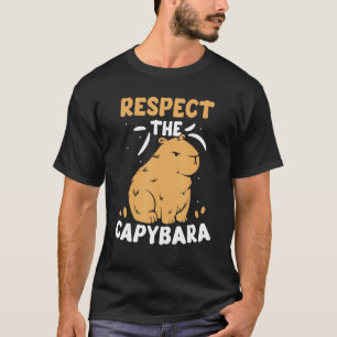 Camiseta Respeite O Capivara Capivaras Animal Roedor