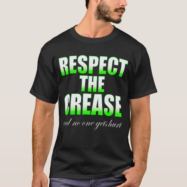 Camiseta Respeite O Capt Da Equipe De Lacrosse De Crianças  (Frente)