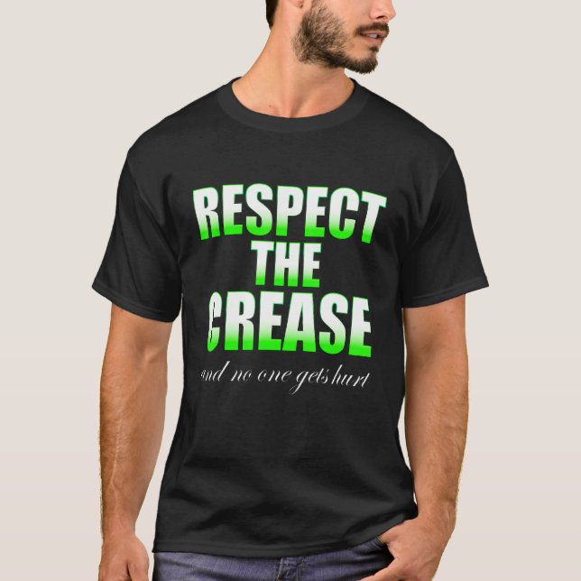 Camiseta Respeite O Capt Da Equipe De Lacrosse De Crianças  (Frente)