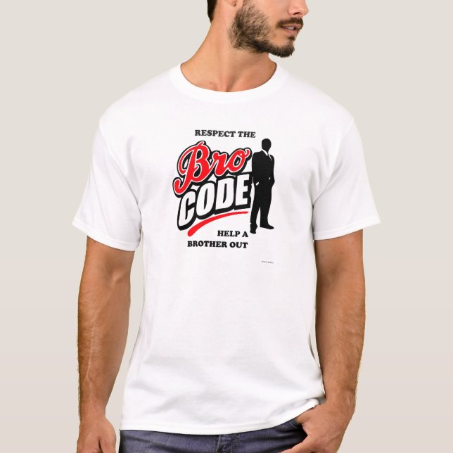 Camiseta Respeite o código de Bro (Frente)