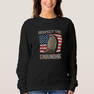 Camiseta Respeite O Dia Do Groundhog Woodchuck 2 De Feverei