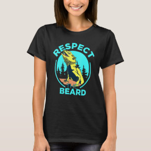 Camiseta Respeite O Dragão Barbudo Pogona Lizard Bea