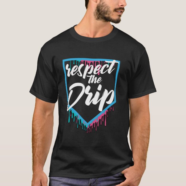 Camiseta Respeite O Drip Beisebol Drip (Frente)