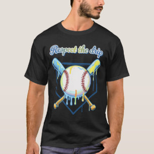 Camiseta Respeite O Drip Bysebyll Home Plate Sorvete Drip