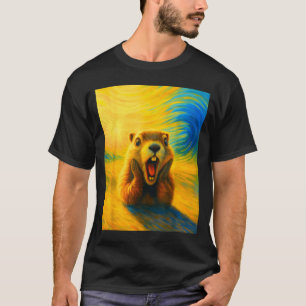 Camiseta Respeite O Groundhog Divertido Woodchuck Criança B