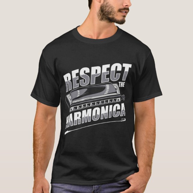Camiseta Respeite o instrumento harmônico (Frente)