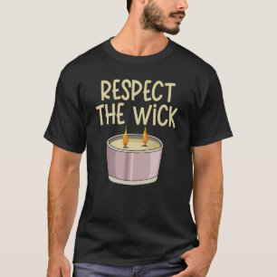 Camiseta Respeite o muro de um Criador de Velas