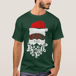 Camiseta Respeite O Natal Da Barba Que Vou Salvar Quando Pa