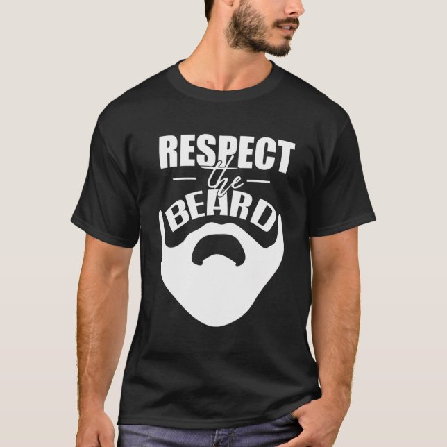 Camiseta Respeite O Presente Da Barba Para O Tio Pai (Frente)