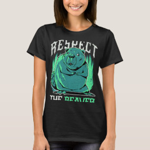 Camiseta Respeite O Relatório De Roedores Da Natureza Anima