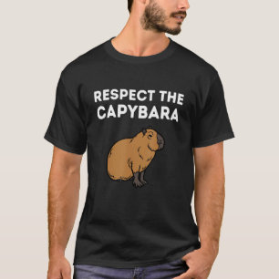 Camiseta Respeite O Respeito De Capybara Capybara