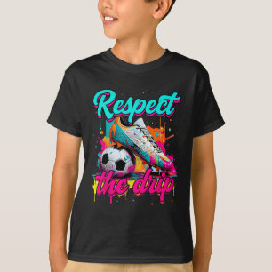 Camiseta Respeite O Sorvete De Futebol Drip Com Granulado