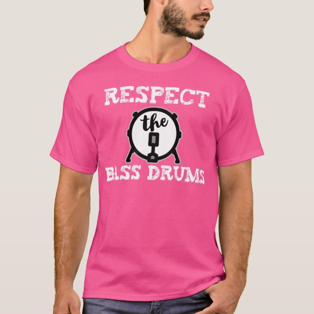 Camiseta Respeite Os Tambores De Bass (Frente)