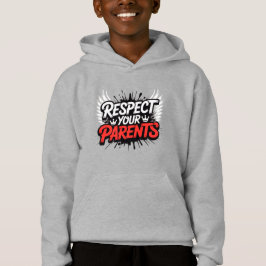 Camiseta Respeite Seus Pais — Moletom de Criança / Crianças