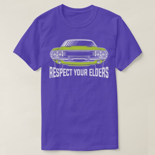 Camiseta Respeite Suas Citações Novamente Engraçadas (Frente do Design)