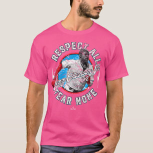 Camiseta Respeite todo o medo de Jazz Chisholm Jr Miami Mlb