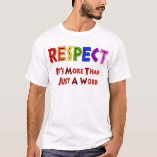 Camiseta Respeito do arco-íris
