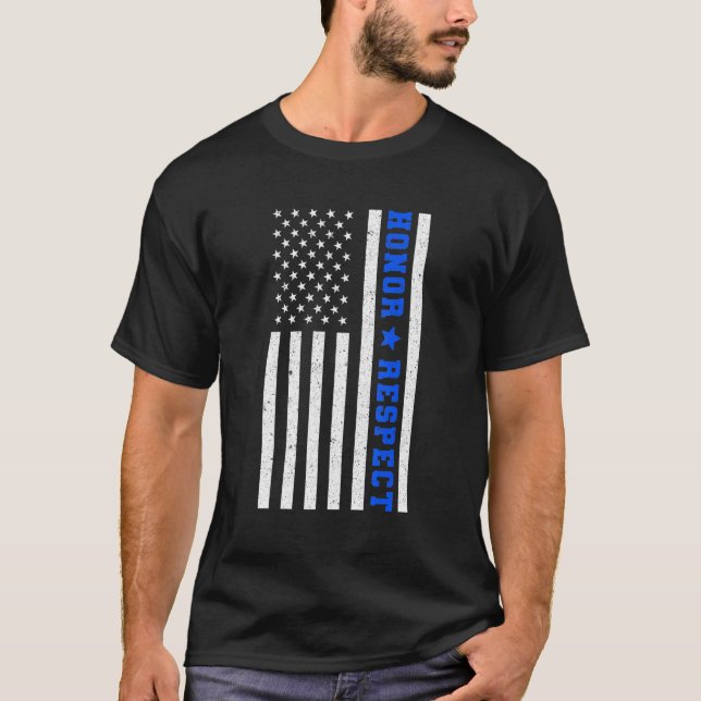 Camiseta Respeito pela Polícia (Frente)