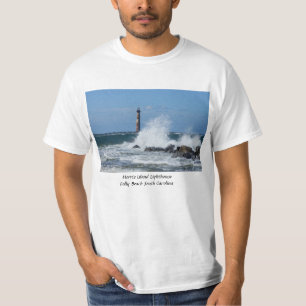 Camiseta Respingo do farol da ilha de Morris
