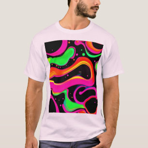 Camiseta Respingo Líquido Neon Elétrico