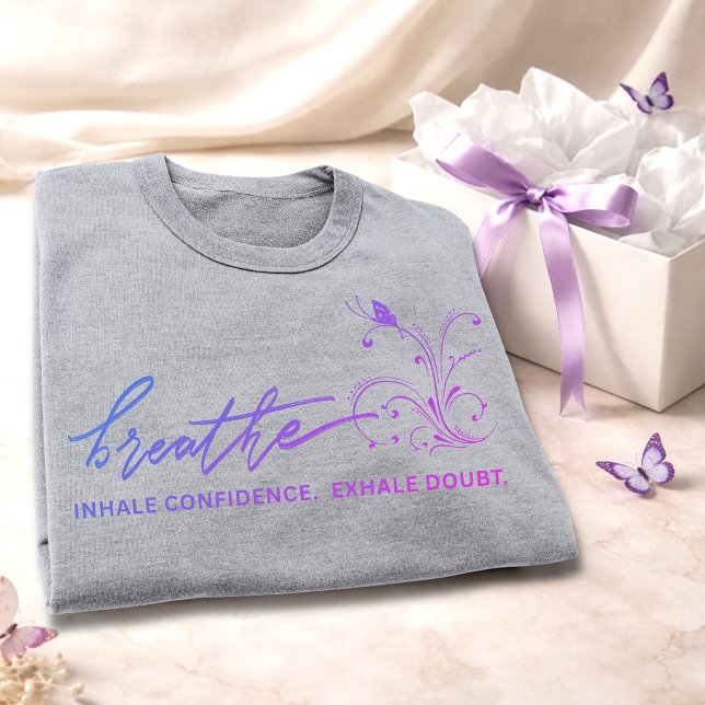 Camiseta Respirar / Inalar Confiança (Criador carregado)