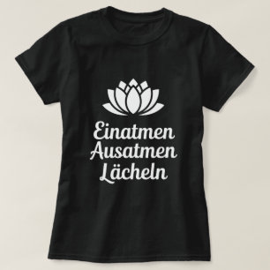 Camiseta Respirar Inspiração Expirar Sorriso
